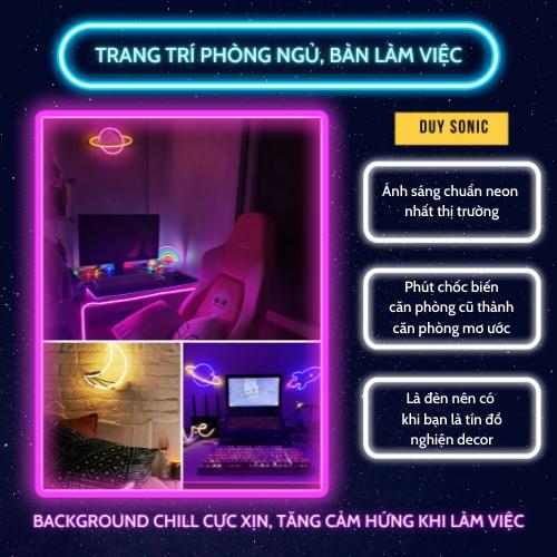 Đèn led neon trang trí decor phòng ngủ, trang trí quán Bar, party, tiệc sinh nhật, đèn led trang trí neon light