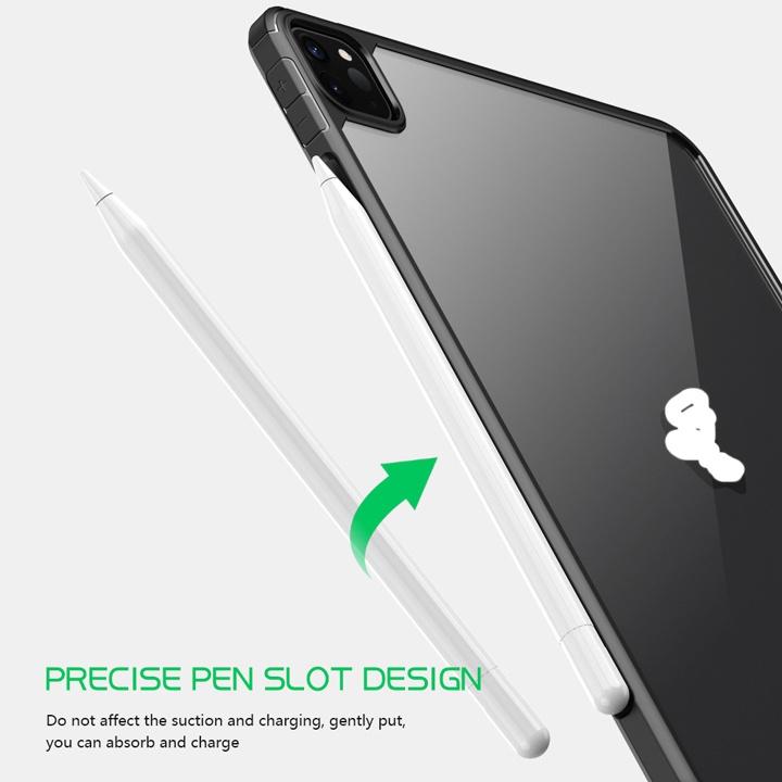Ốp  cho iPad Pro 11, ốp iPad Pro 12.9 , iPad Air 4  TPU cao cấp lưng trong suốt - Mã TZAT922