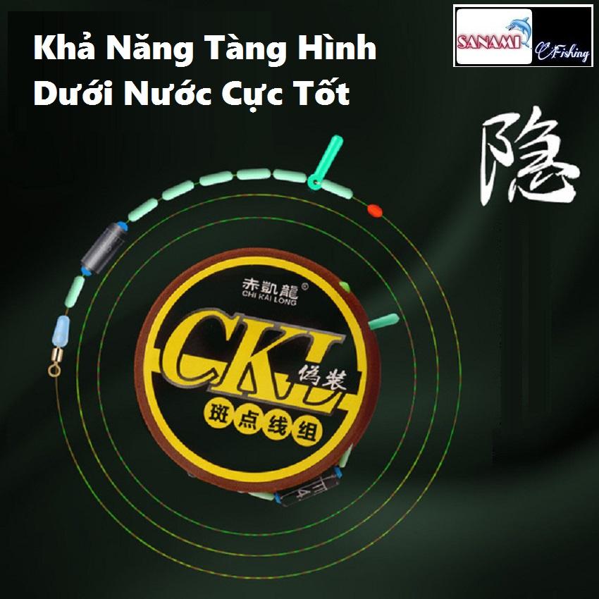 Trục Câu Đài Tàng Hình Buộc Sẵn ChiKaiLong DCR6 Chuyên Săn Hàng Khủng - Sanami Fishing