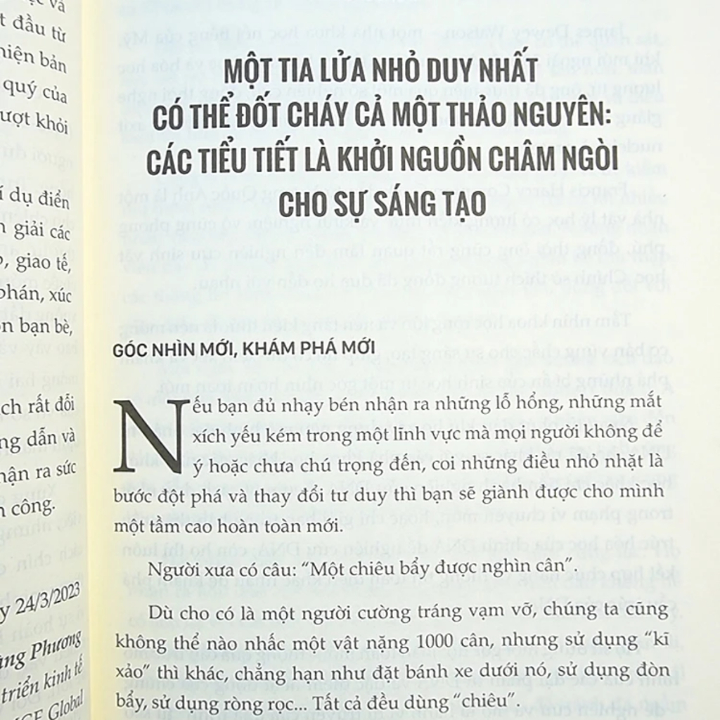 Sách - Tiểu tiết quyết định thành bại: Cách bạn làm một việc là cách bạn làm tất cả mọi việc - MC