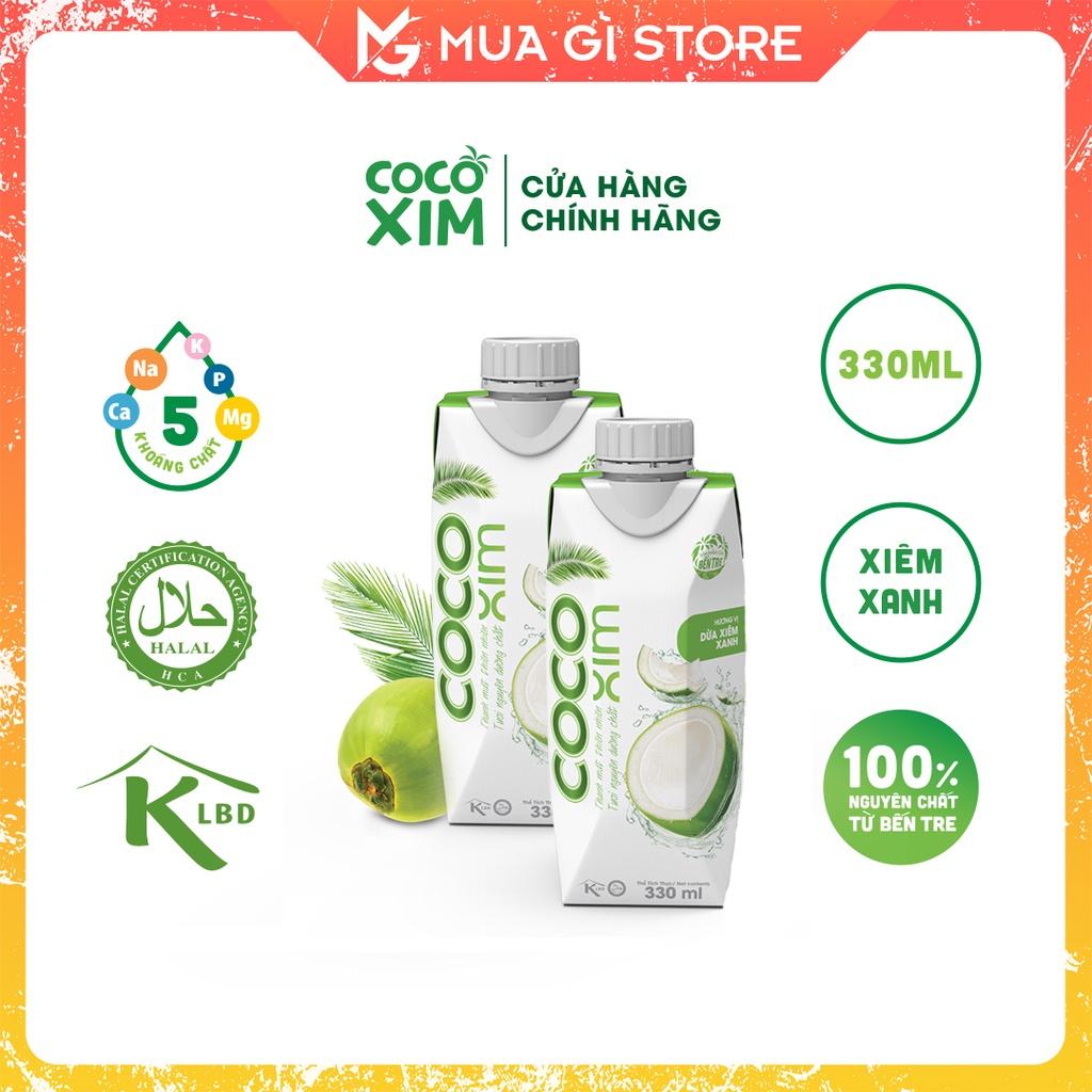 Nước dừa Cocoxim vị Xiêm Xanh dung tích 1000ml/Hộp, Nước dừa tươi, Cocoxim xuất khẩu