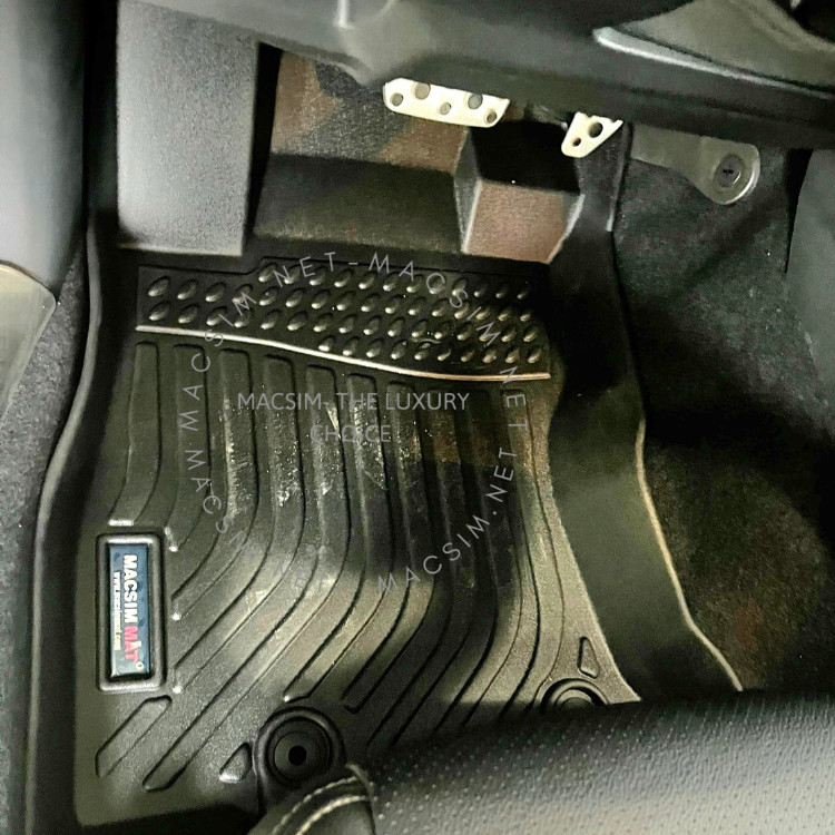 Thảm lót sàn xe ô tô Subaru Forester 2019+ Nhãn hiệu Macsim chất liệu nhựa TPE cao cấp màu đen