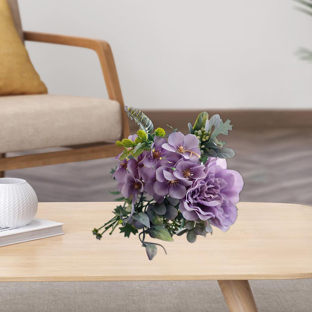 Artificial Fake Rose Flowers Bunch Bouquet Home Wedding Party Decor A