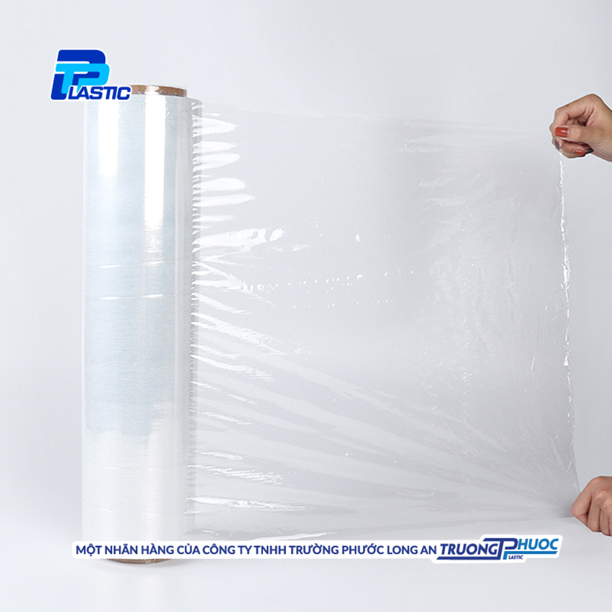 Màng PE Quấn Hàng Pallet TPP, PE Stretch Film, Màng Nhựa Bọc Hàng, Màng Co, Màng Cuốn Hàng,Màng Chít, 2.2kg/cuộn, TRONG SUỐT