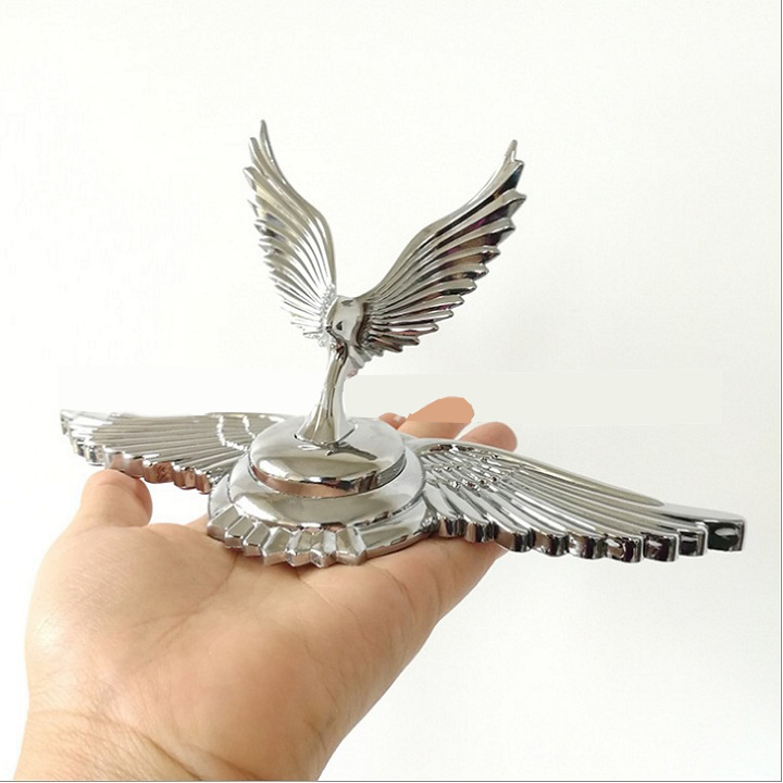 Logo cánh chim nổi 3D dán capo xe ô tô
