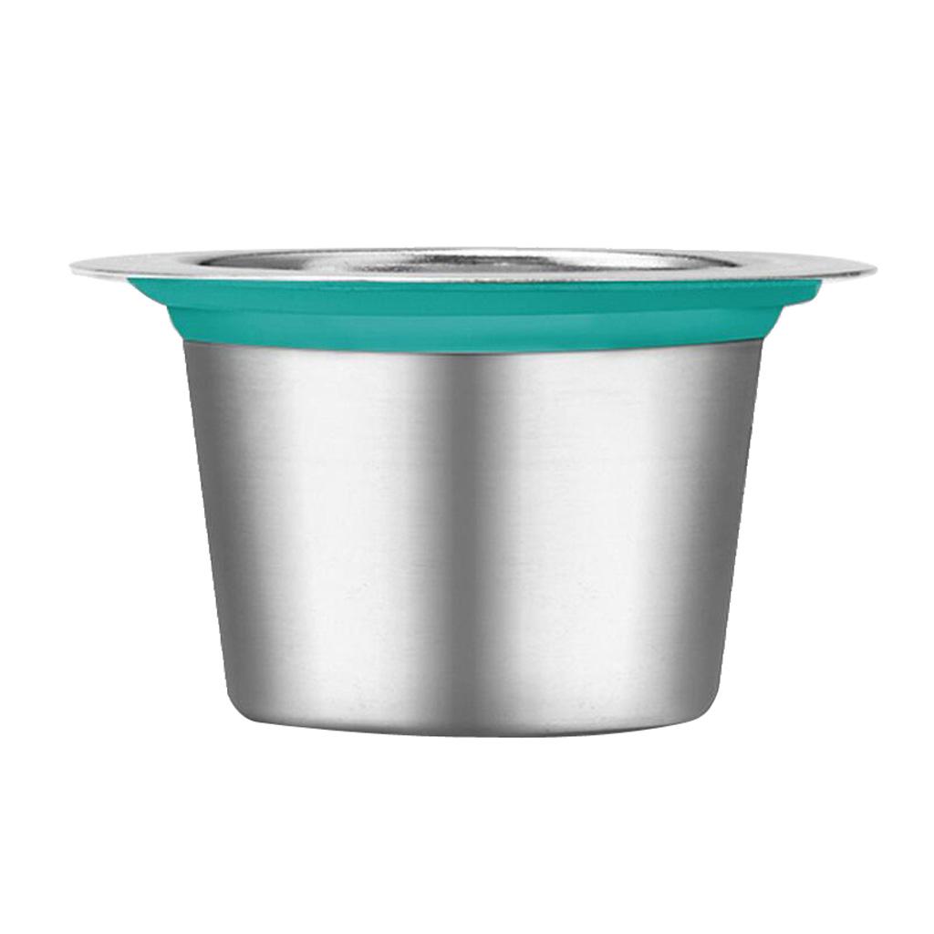 3Pcs Stainless Steel Refillable Reusable Coffee Capsules  Filter K-cup