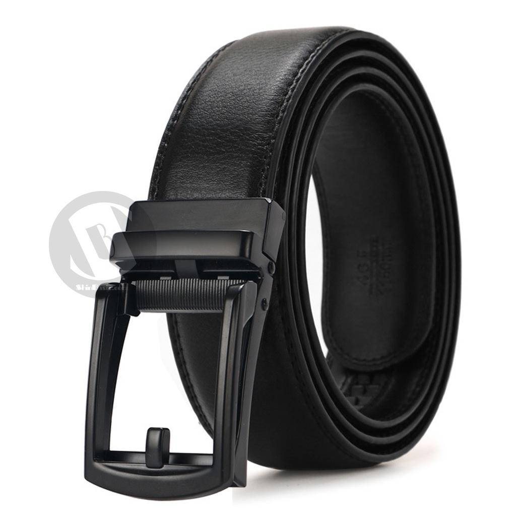 Dây Thắt Lưng, Nịt Nam Da Bò Cao Cấp - ShinBasic, Bảng Khoá Tự Động, Thời Trang Công Sở, BELTS21BAS09