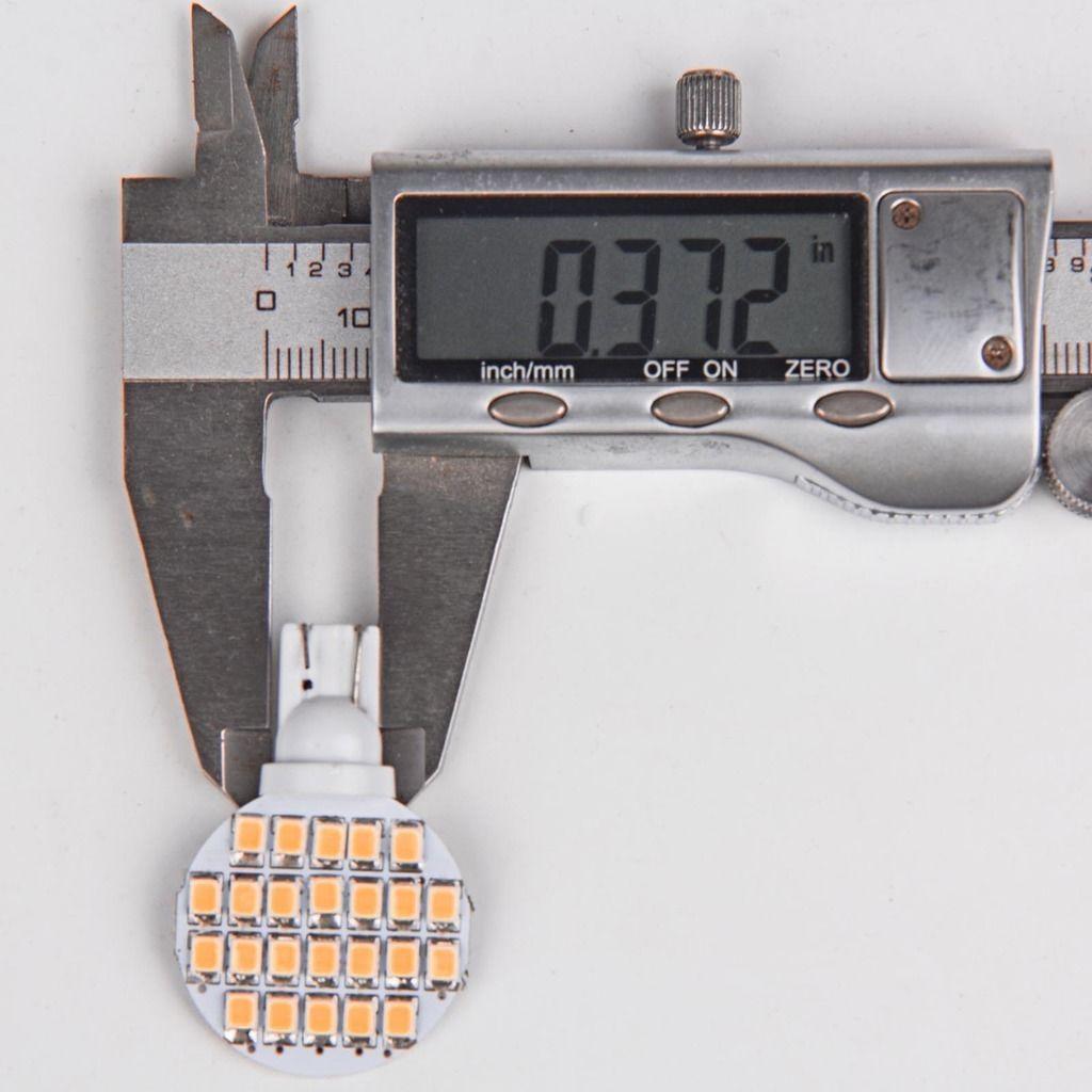 10x Super Bright 4.8W Warm White T10 1210 Car Wedge 24SMD LED Light Bulb 12V Auto Garden Light Bulb Tent Camp