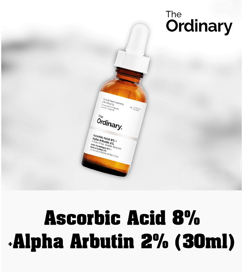 Tinh chất trắng da, thâm nám, chống lão hoá The ordinary Ascorbic Acid 8% Alpha Arbutin 2%