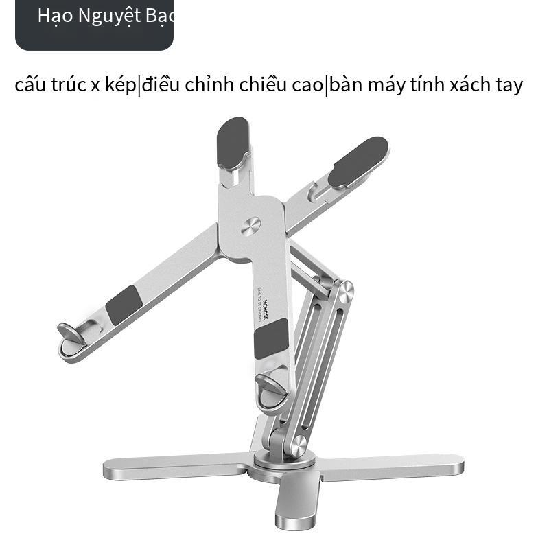 Ưu đãi đặc biệt MCHOSE từ giá đỡ máy tính xách tay N86 giá đỡ máy tính để bàn có thể xoay bằng hợp kim nhôm, giá đỡ gấp làm mát dạng gập nâng cao