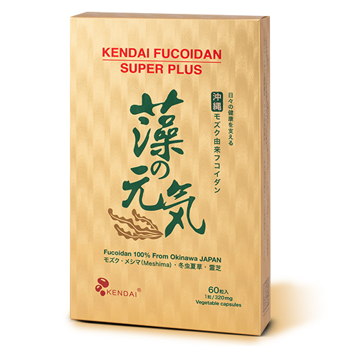 TPBVSK Kendai Fucoidan Super Plus -  Hỗ trợ làm giảm nguy cơ u bướu  - Thích hợp cho người cần giảm tác hại do hóa trị, xạ trị (60 viên)