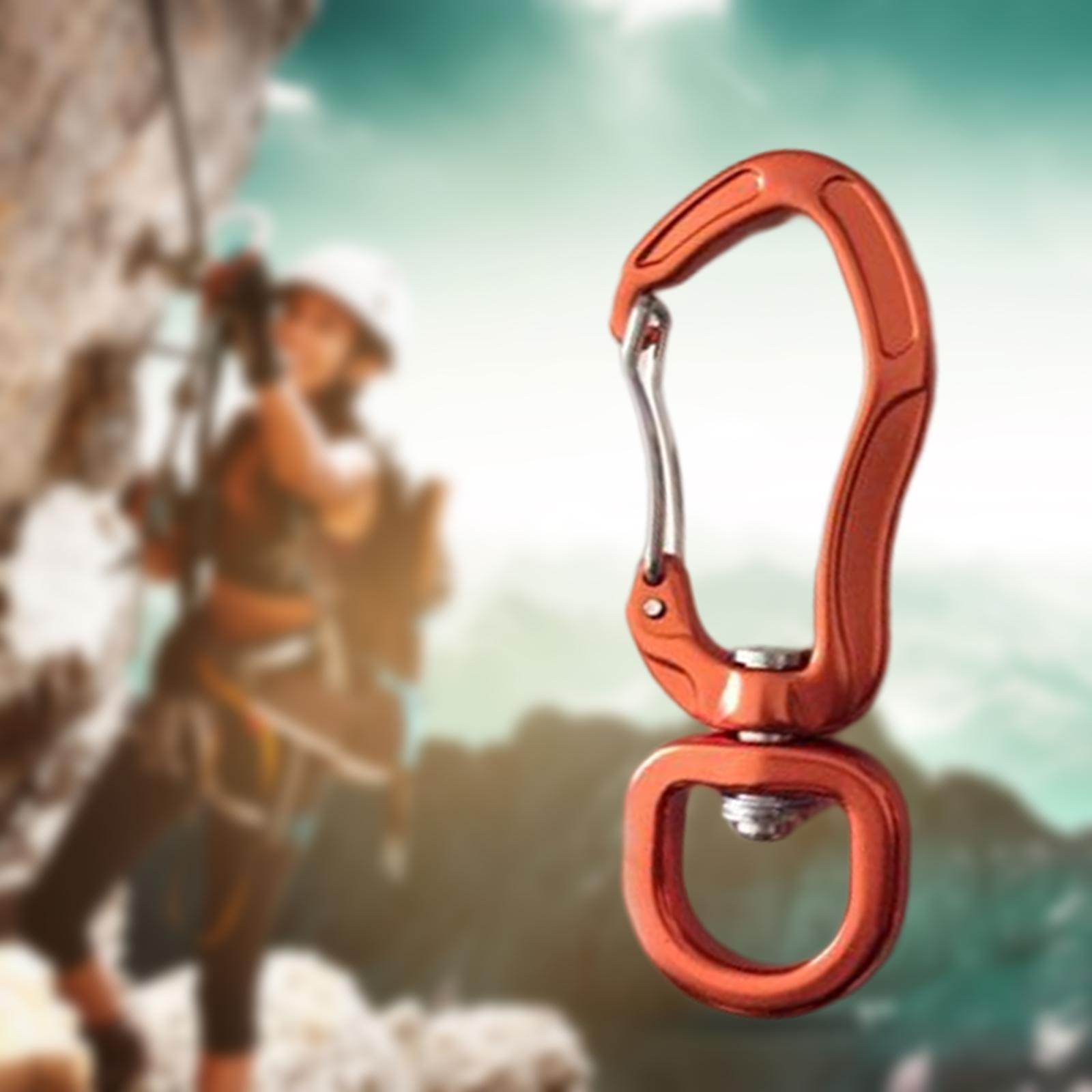 360° Rotating Swivel Carabiner Clip for Hammock Hanging Camping Dog Leash