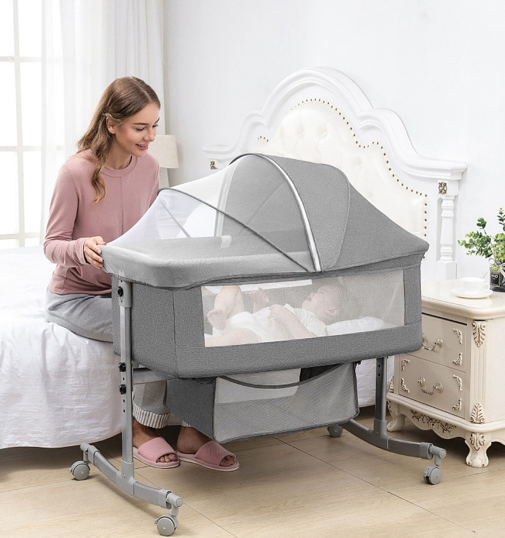 Nôi đu đưa cho bé chống muỗi BabyBacky Foldable Child's Cradle Bed