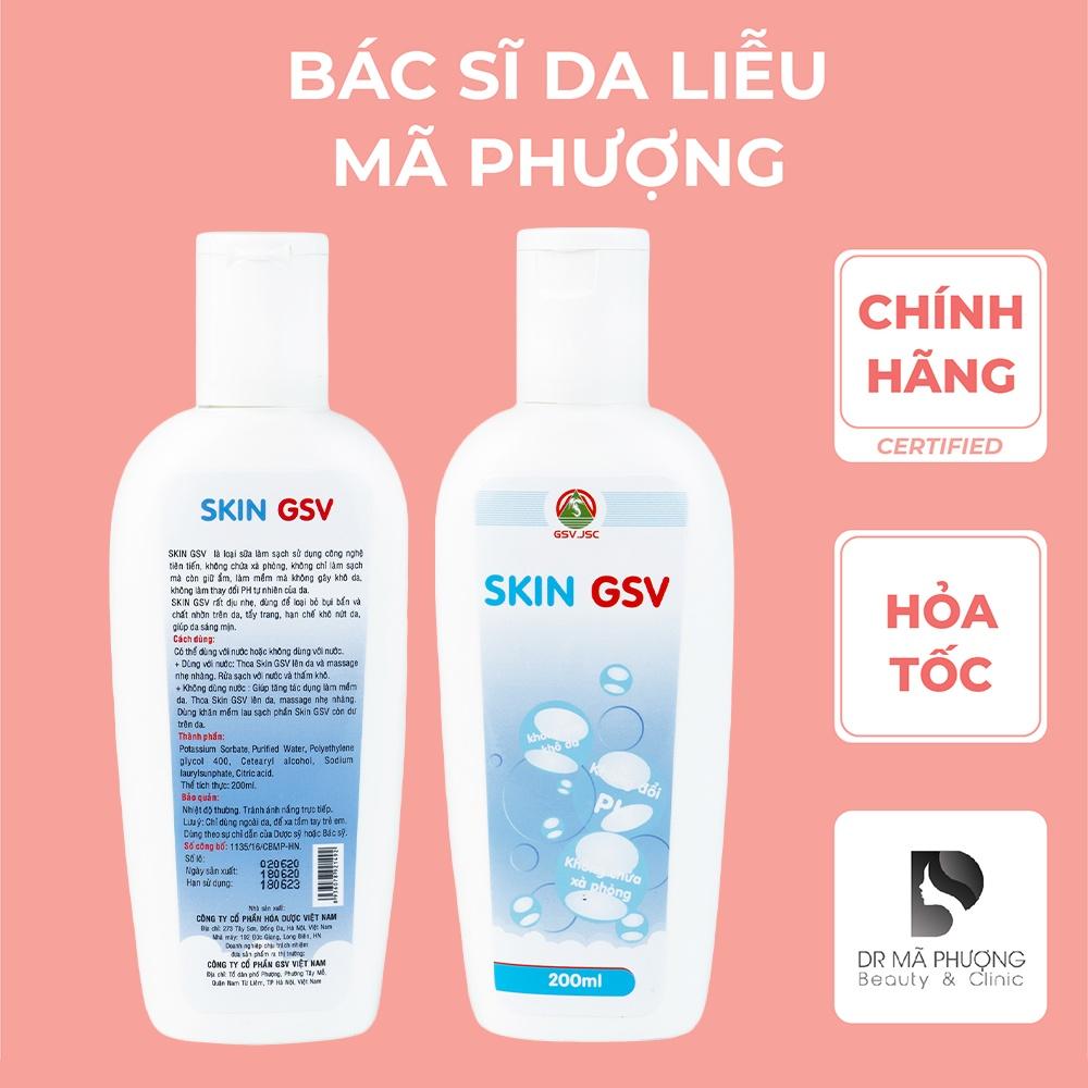 SỮA RỬA MẶT GSV SKIN