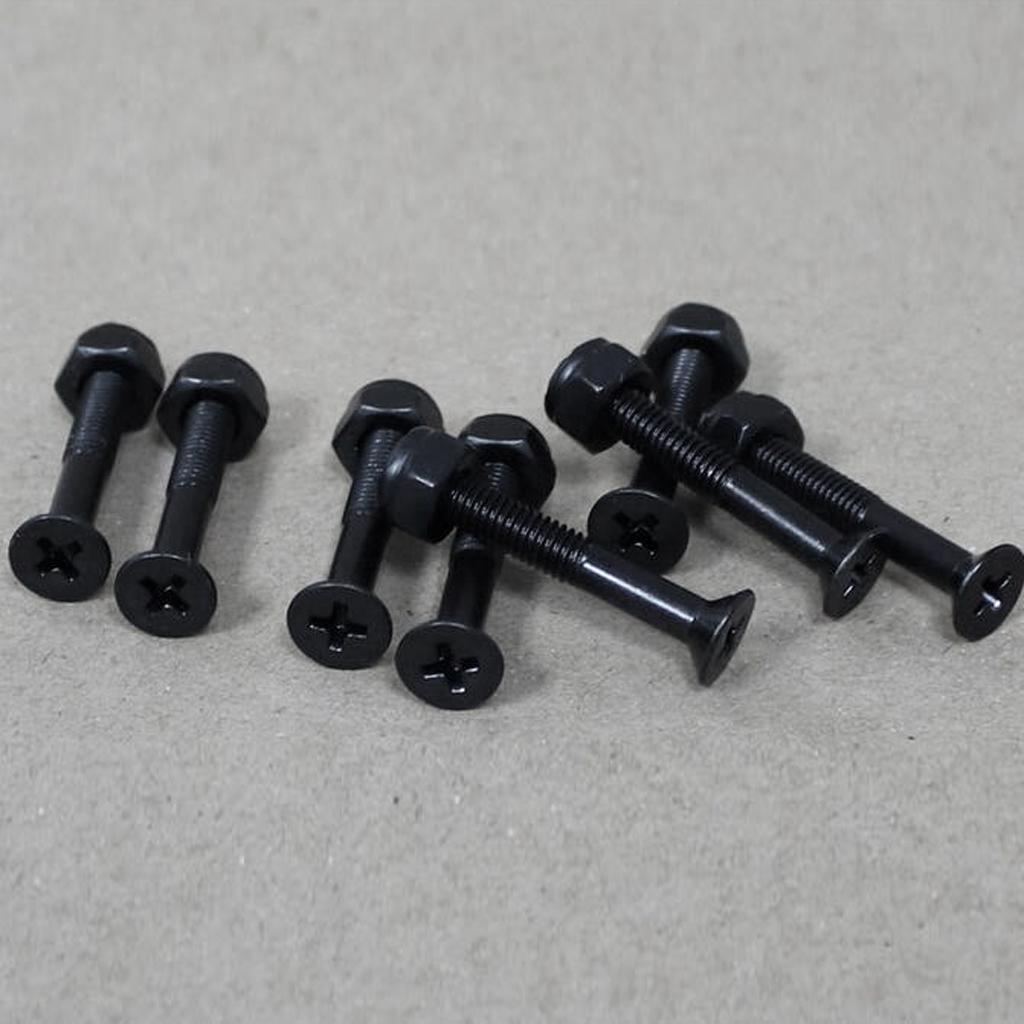 8pcs Replacement Skateboard Hardware Screw Set / Longboard Screws Nuts tool