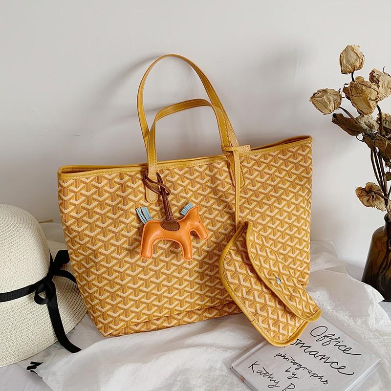 Túi mua sắm sức chứa lớn in họa tiết trang trí dành cho nữ-Pretty bag store92