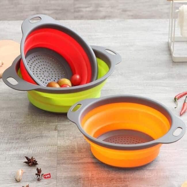 RỔ SILICON GẤP GỌN SIÊU TIỆN DỤNG