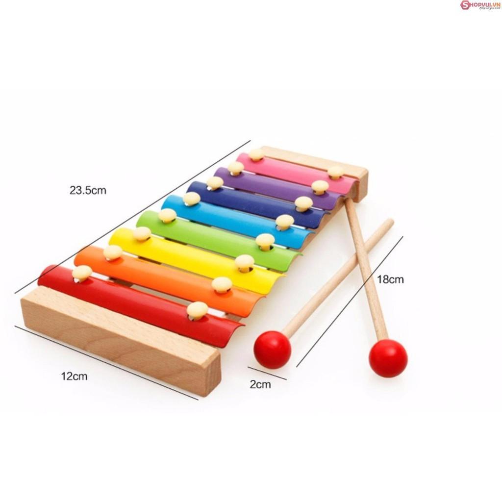 Nhạc cụ Đàn Gõ Xylophone 8 Thanh Cho Bé