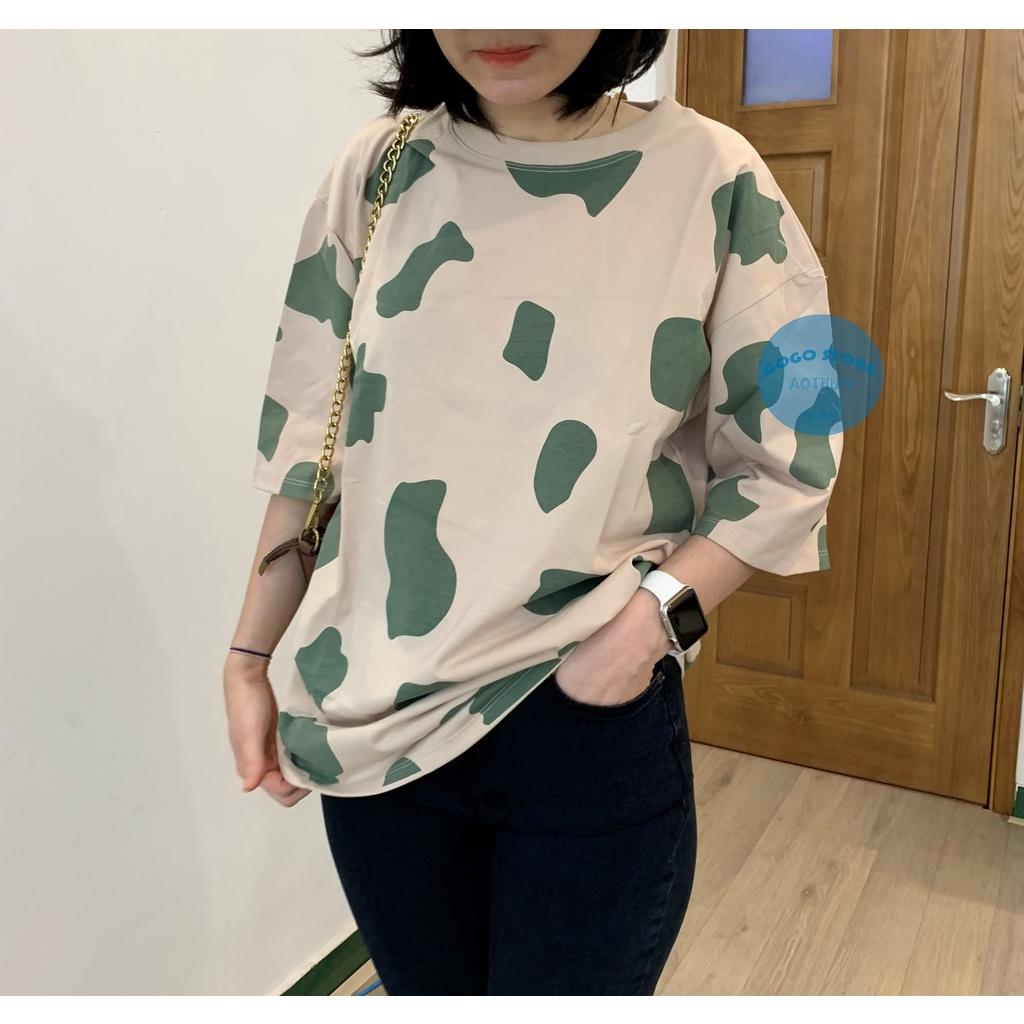 Áo thun unisex chó đốm - freesize-thun co giãn 4 chiều