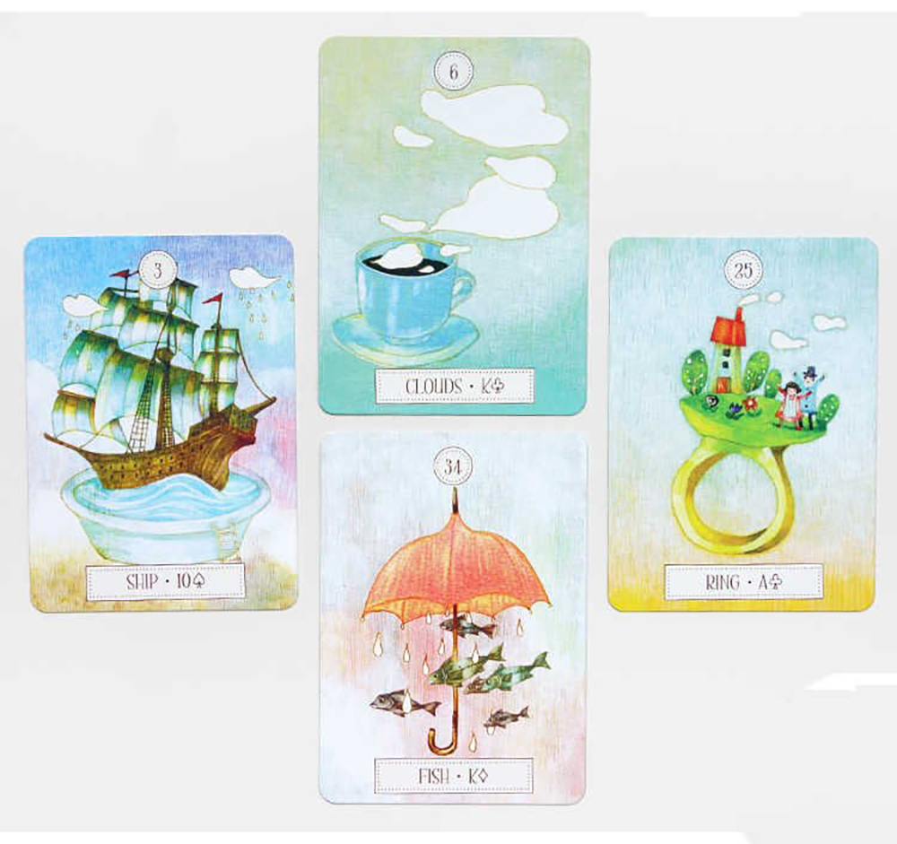 Bài Lenormand Dreaming Way Lenormand Tặng Đá Thanh Tẩy