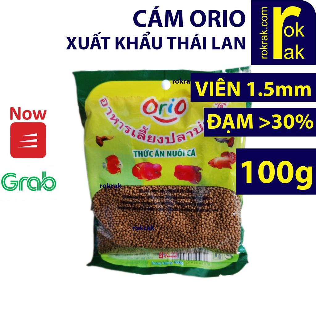 Cám cá Shanghai / ORIO thức ăn cho cá lên màu 100g hạt nhỏ