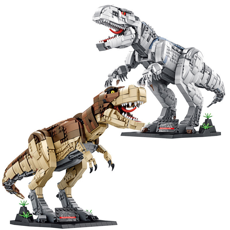 Đồ Chơi Lắp Ráp Mô Hình Khủng Long Bạo Chúa T-Rex Dinosaur - Panlos Model 611001 Với 1813 Mảnh ghép