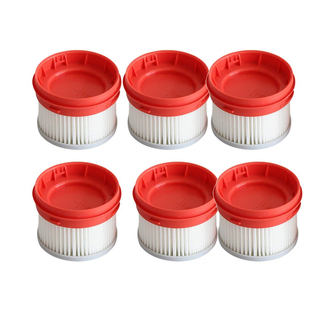 6Pcs HEPA Filter for Dreame V9 Cordless Vacuum Cleaner Filtration Parts