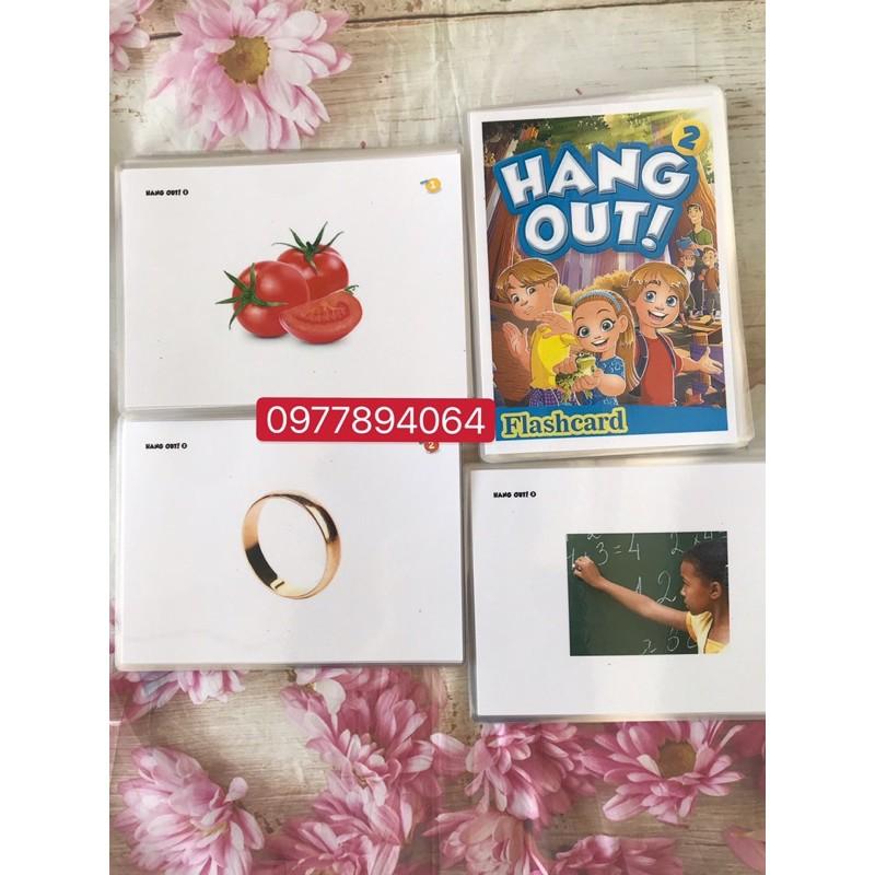 Flashcards Hang out level 2-in 2 mặt - ép plastics