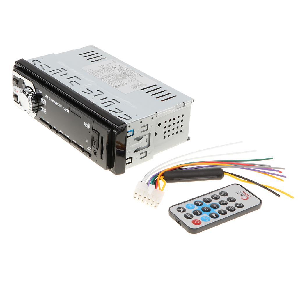 USB Aux Radio Car Stereo Receiver Audio Play Bluetooth & Remote