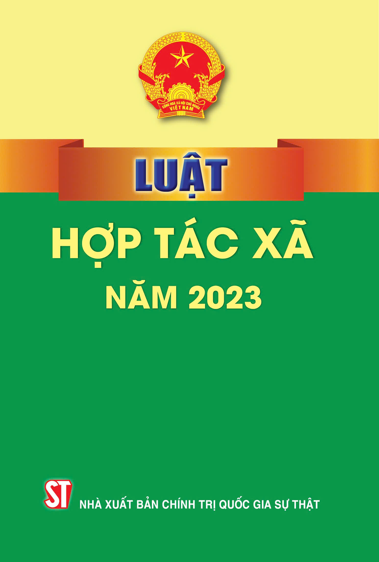 Luật hợp tác xã năm 2023 - bản in 2024