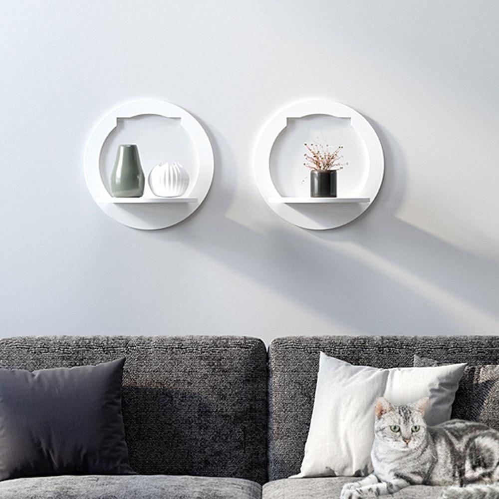 Combo 3 Kệ Dán Tường Đựng Chậu Cây, Vật Dụng Hình Tròn, Vuông, Lục Giác, Trang trí Kệ Treo Tường Tiện Lợi