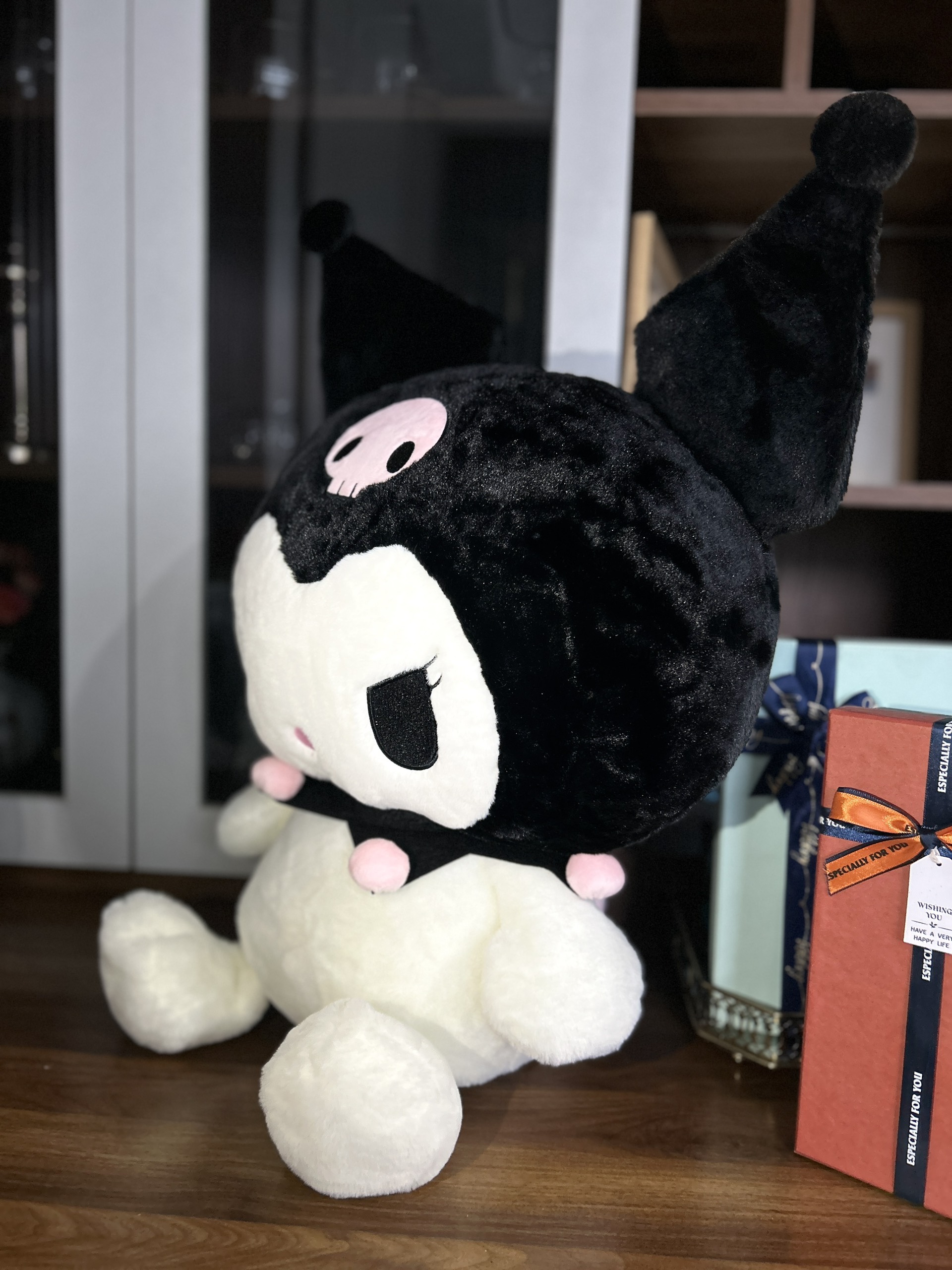 Gấu Bông Kuromi Size L Cho Bé Cao Cấp, Thú bông Kuromi cho bé, Gấu Bông Đẳng Cấp, Mềm Mịn Size 53cm, Quà tặng đáng yêu - Sản phẩm chính hãng, Phân phối bởi Teenbox.