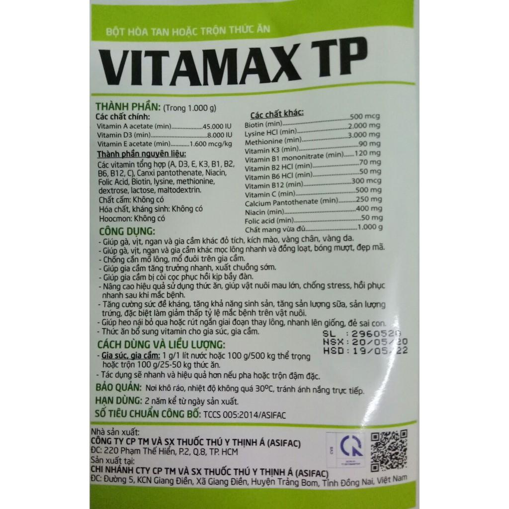 1 GÓI VITAMAX TP GIÚP CHIM RA LÔNG-ĐẸP MÃ-KÍCH MÀO-CHỐNG CẮN MỔ