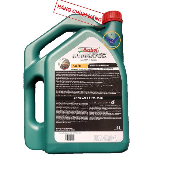 Dầu nhớt Castrol Magnatec Stop Start Dualock 5W-30 Can 4L