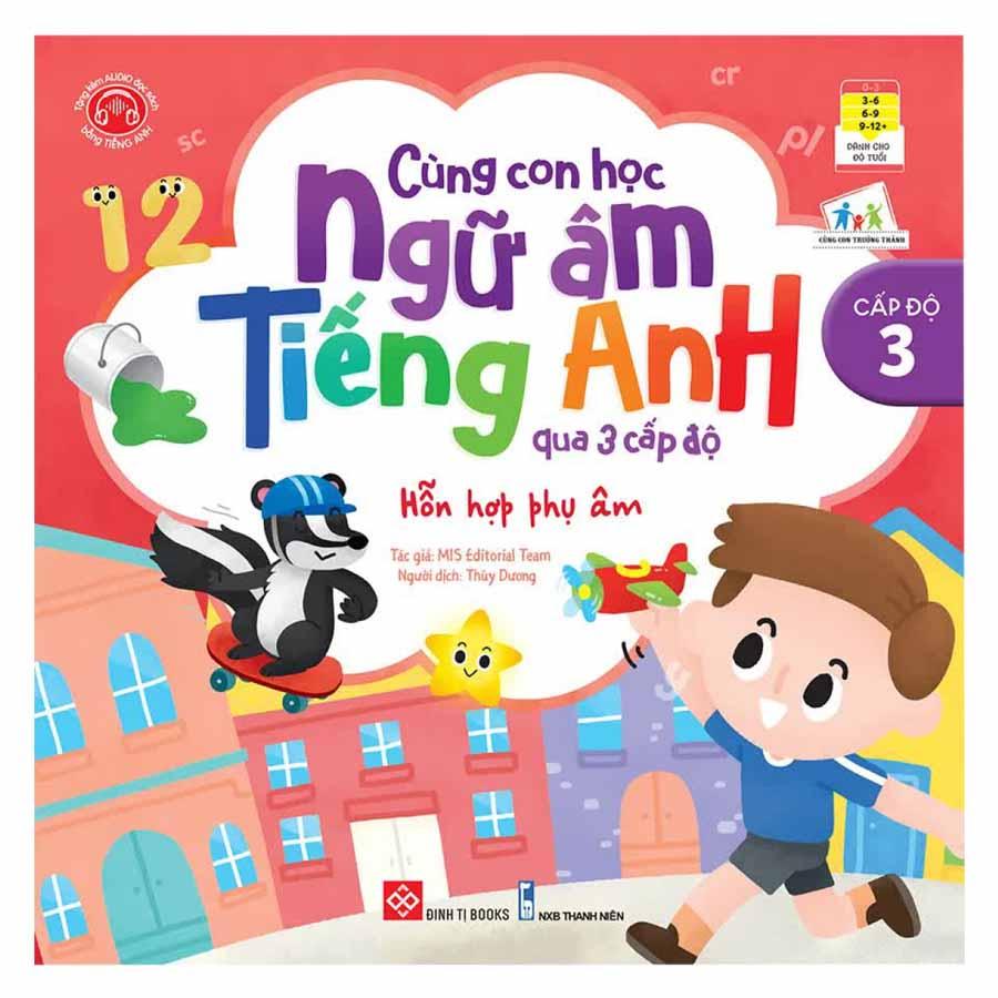 Hình ảnh Cùng Con Học Ngữ Âm Tiếng Anh Qua 3 Cấp Độ - Hỗn Hợp Phụ Âm