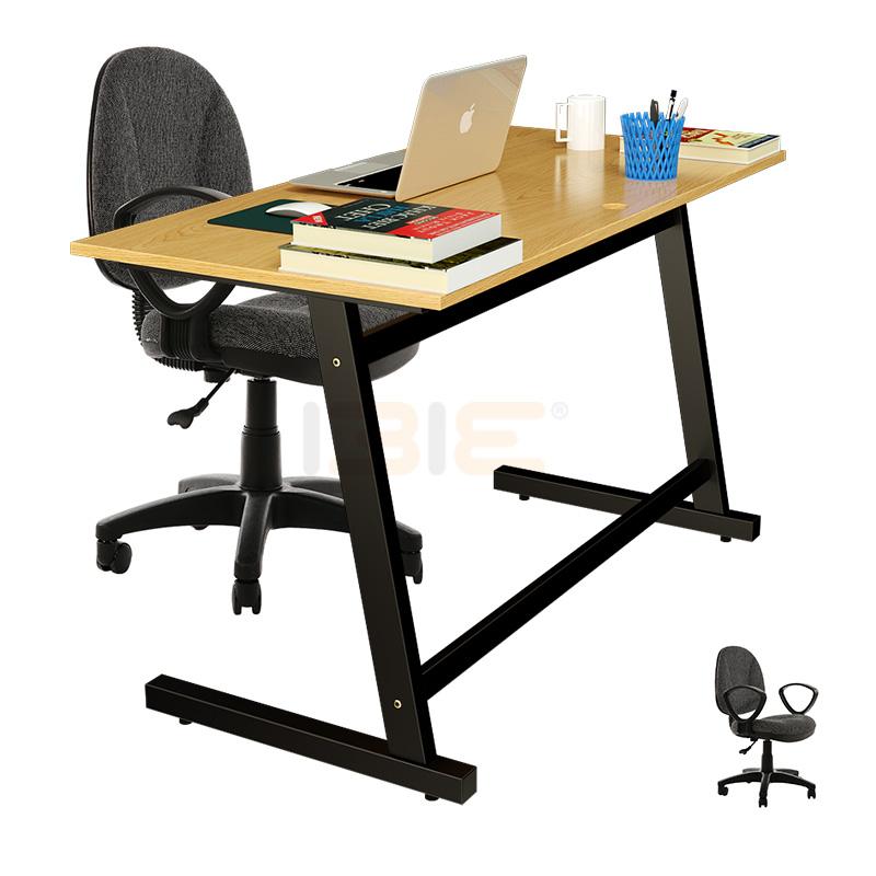 Bộ Bàn Oak-Z Trắng Và Ghế Có Tay Đen IBIE IB505