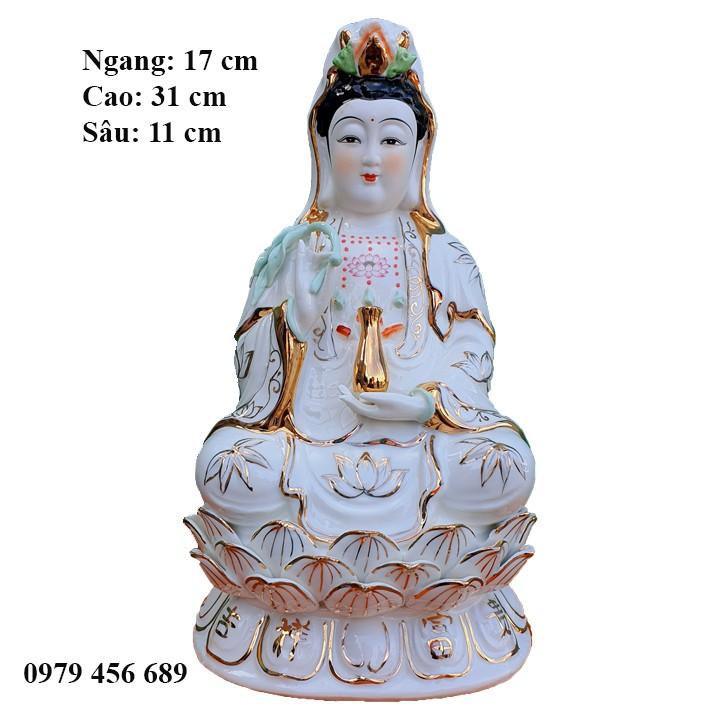 Phật Bà Quan Âm cao 31 cm