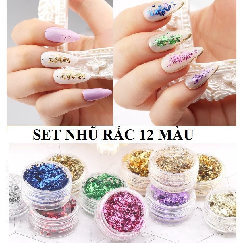 Set Nhũ Khổng Tước 12 Màu