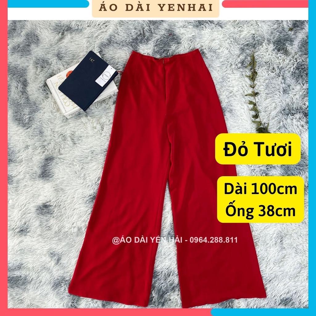 Quần lụa Thái Tuấn cao cấp mềm mịn mặc với áo dài cách tân truyền thống