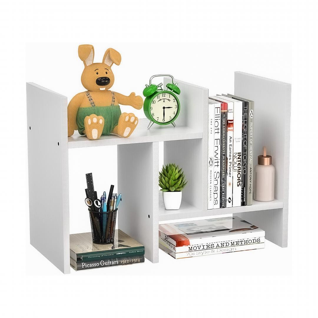 Kệ sách gỗ kệ sách mini trang trí bàn làm việc SMLIFE Alfred