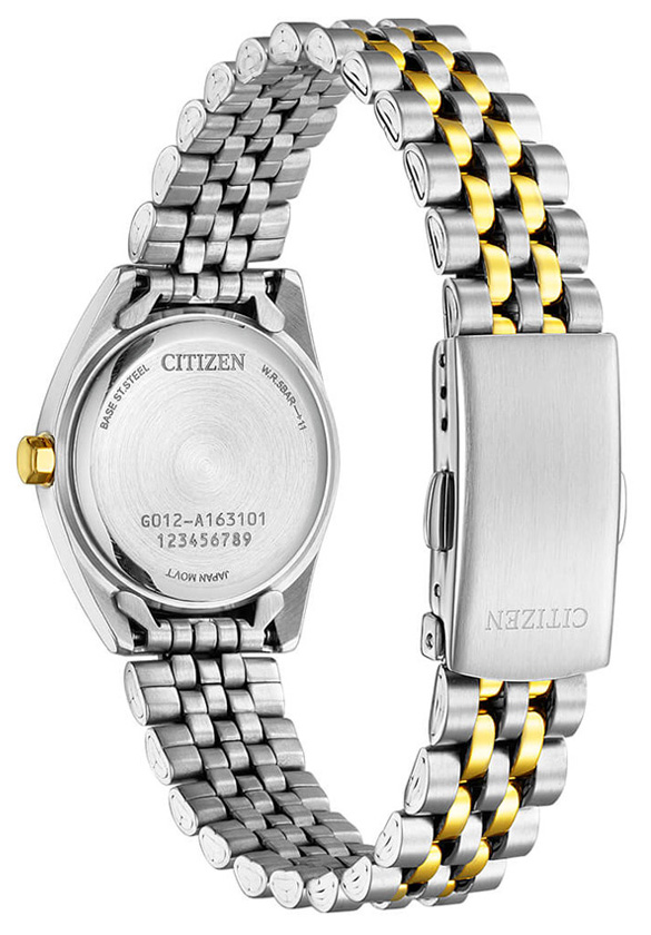 Đồng Hồ Nữ Citizen Pin-Quartz Đính Đá Swarovski Dây Thép Không Gỉ EU6066-59A - Mặt Trắng (26mm)