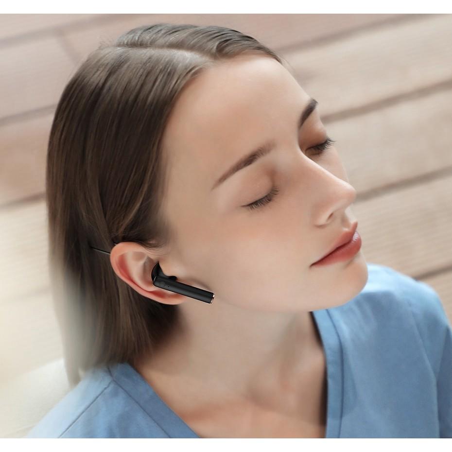 Tai nghe đôi True Wireless Baseus W05 Encok Earphones - âm thanh cực hay (trắng) - Hàng Chính Hãng