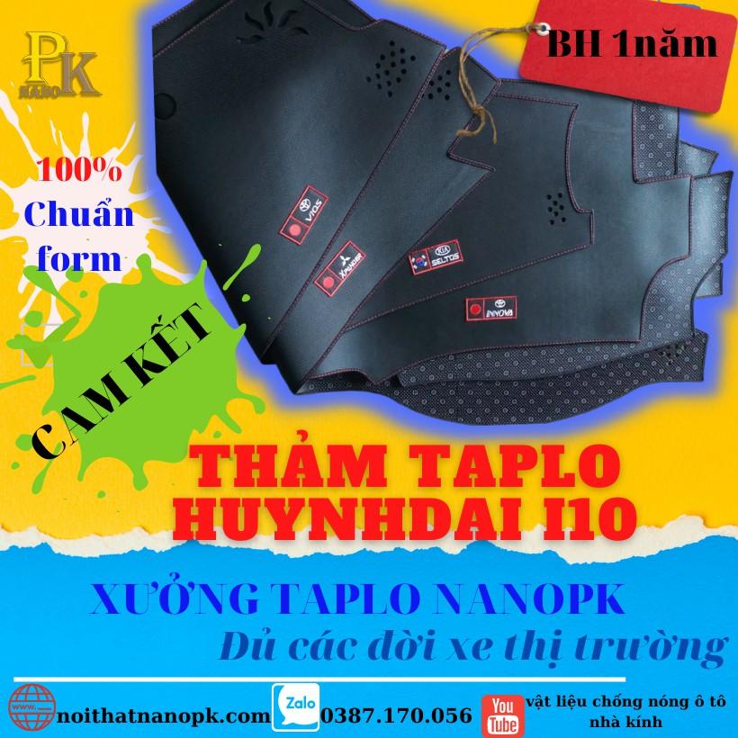 THẢM CHỐNG NẮNG TAPLO DA CARBON CAO CẤP HUYNDAI GRAND I10 2015-2020 NANOPK