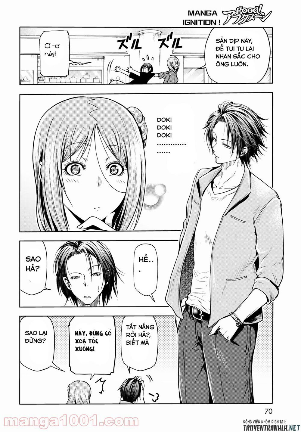 cô gái thích lặn - grand blue chapter 69 33