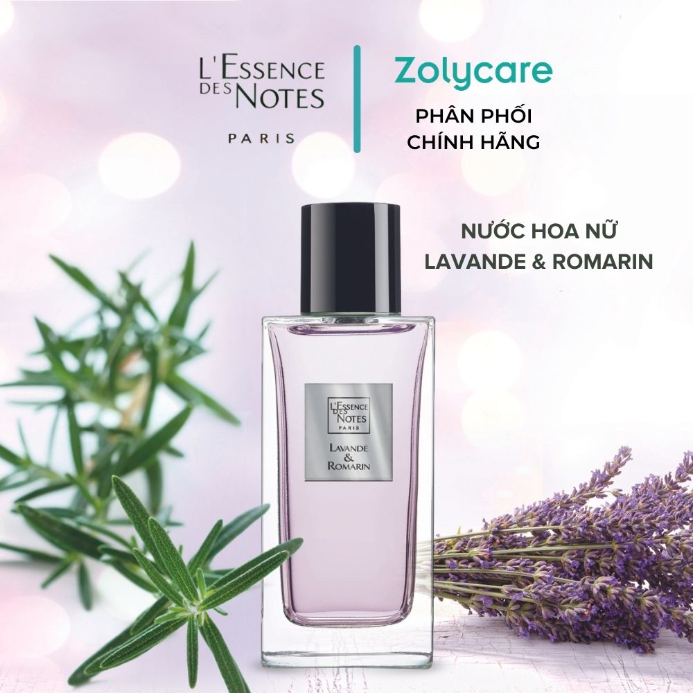 Nước Hoa Pháp Nữ L'Essence des Notes EDN Lavande &amp; Romanrin 100ml