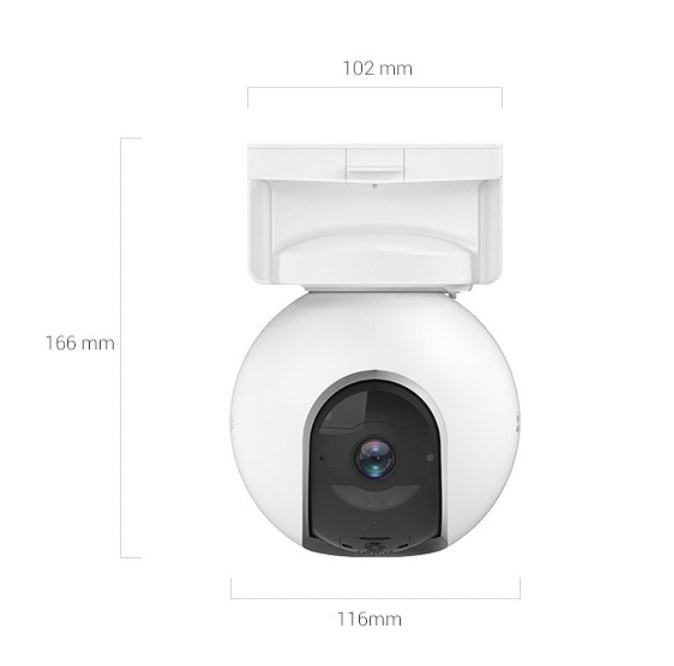 Camera 4G dùng pin Ezviz EB8 - Camera quay quét ngoài trời, độ phân giải 2K , định vị GPS , đàm thoại 2 chiều , có màu ban đêm - Hàng chính hãng