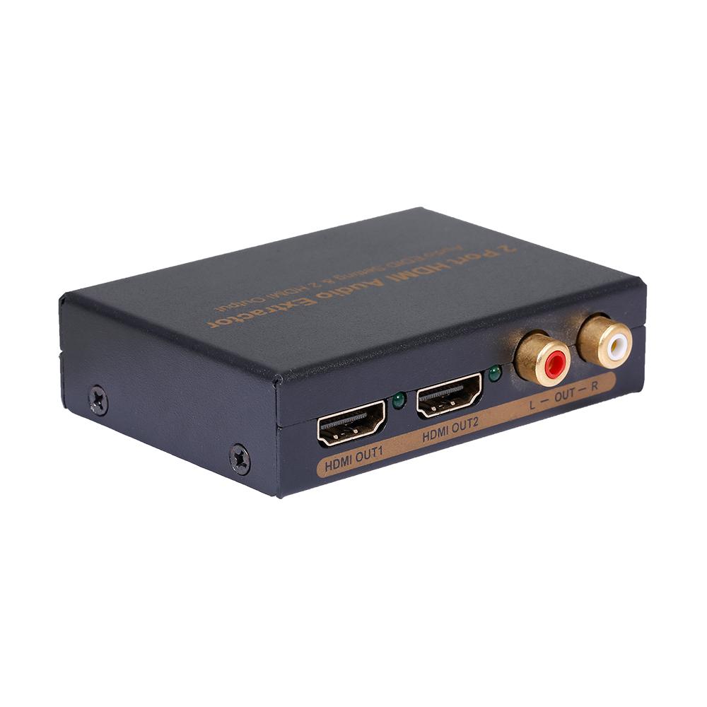 Bộ chuyển đổi âm thanh 2 cổng HDMI NK-912 trích xuất âm thanh, Thiết lập EDID 2 - US Plug