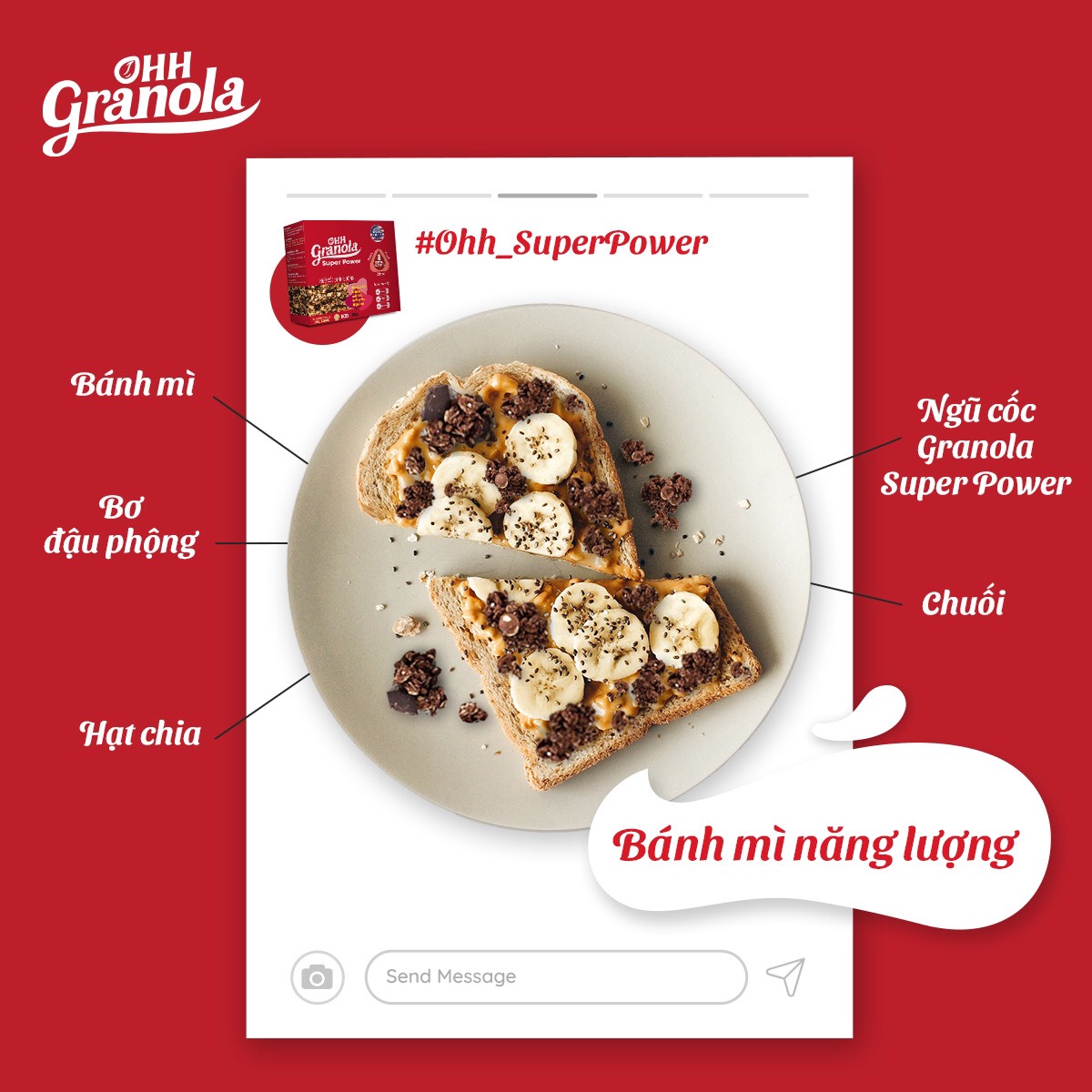 Ăn Liền Không Nấu OHH Granola - Ngũ Cốc Tập Gym Hoa Quả Sấy Khô + Ngũ Cốc Tăng Cơ Yến mạch, mắc ca, hạt óc chó,danh chế độ Eat Clean Combo 02 x Hộp 250g, Tiêu chuẩn chất lượng FDA Hoa Kỳ