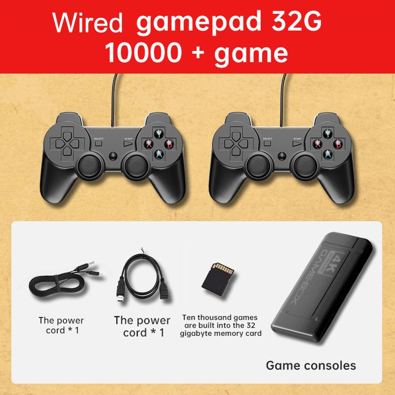 4K 15000 Wireless the Pandora Games Game Trò chơi trò chơi 2,4g Bộ điều khiển kép 64 32GB Retro cho món quà Giáng sinh PS1/GBA Boy