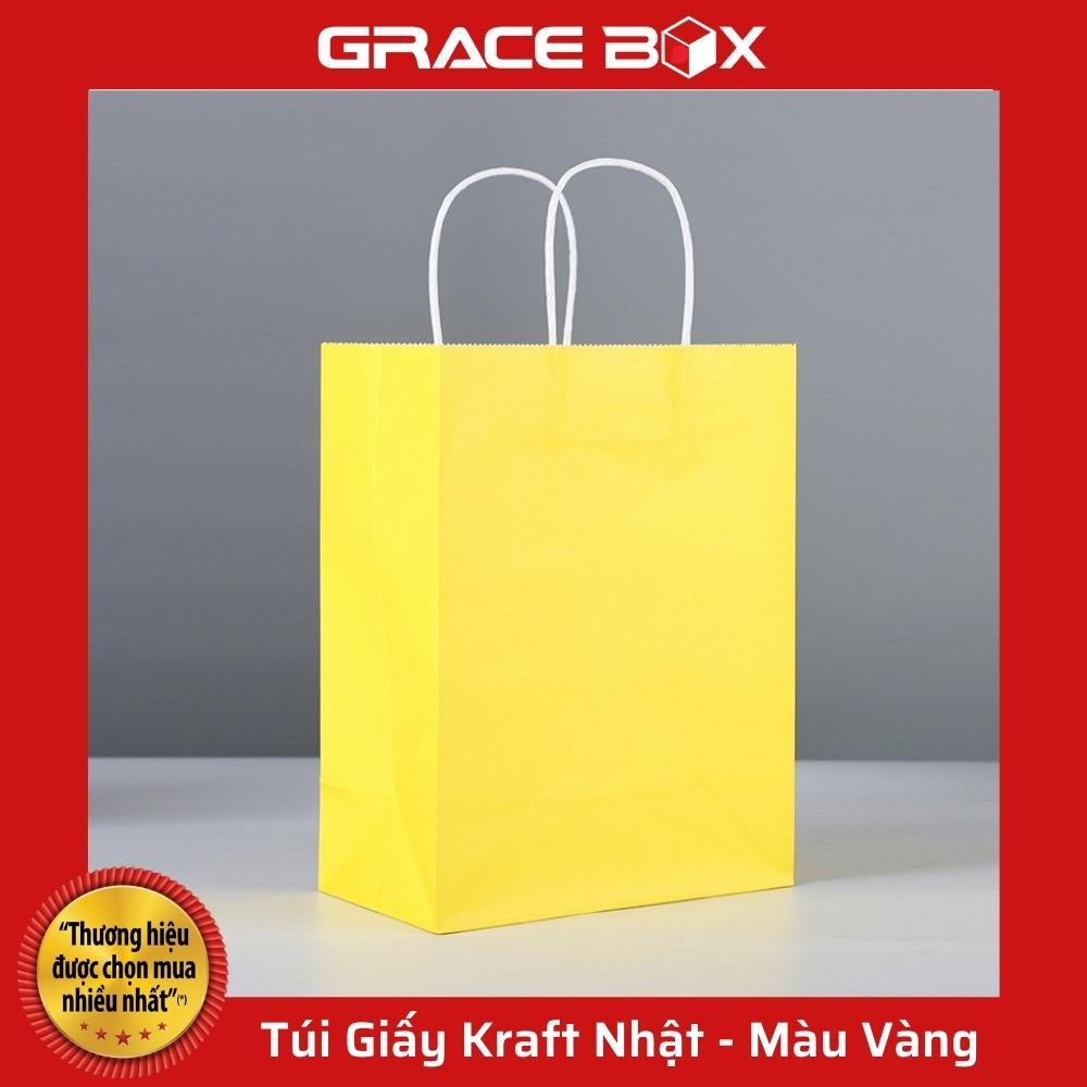 Túi Giấy Kraft Nhật Cao Cấp - Màu Vàng